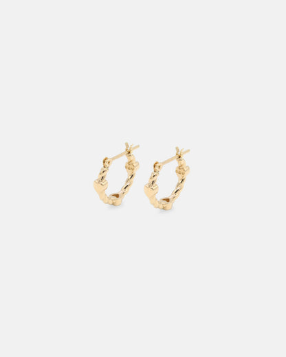 Mebae HOOP EARRINGS -K18