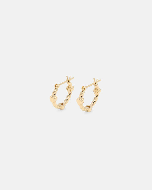 Mebae HOOP EARRINGS -K18