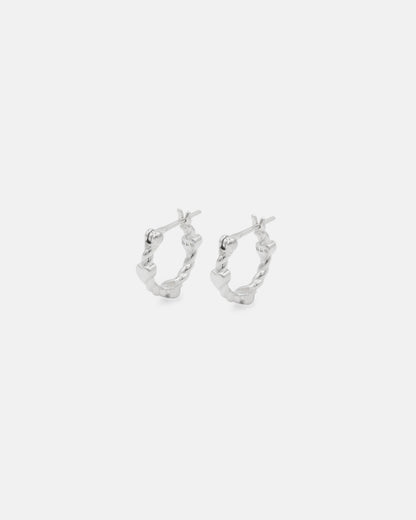 Mebae HOOP EARRINGS -Silver925