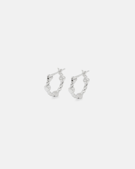 Mebae HOOP EARRINGS -Silver925
