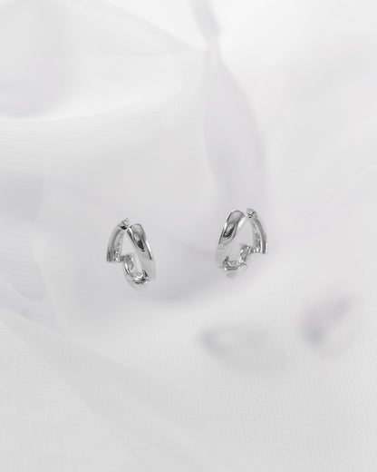 Soukai HOOP EARRINGS -Silver925