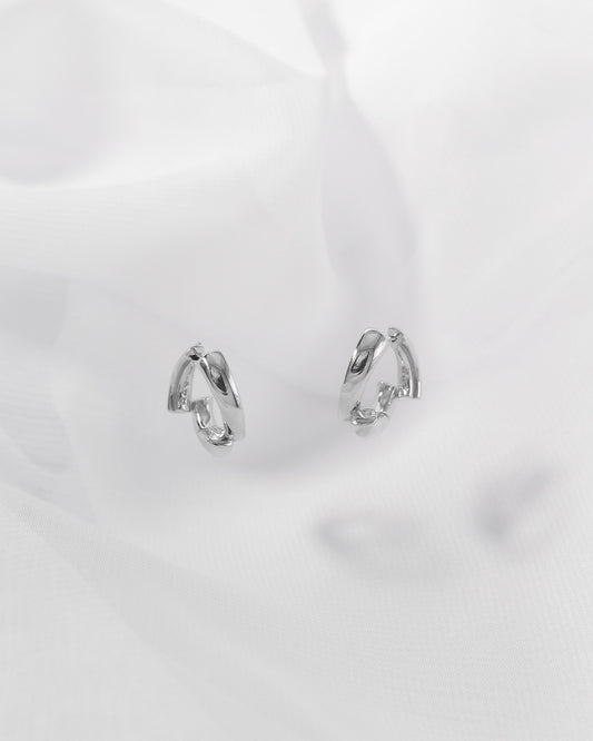 Soukai HOOP EARRINGS -Silver925